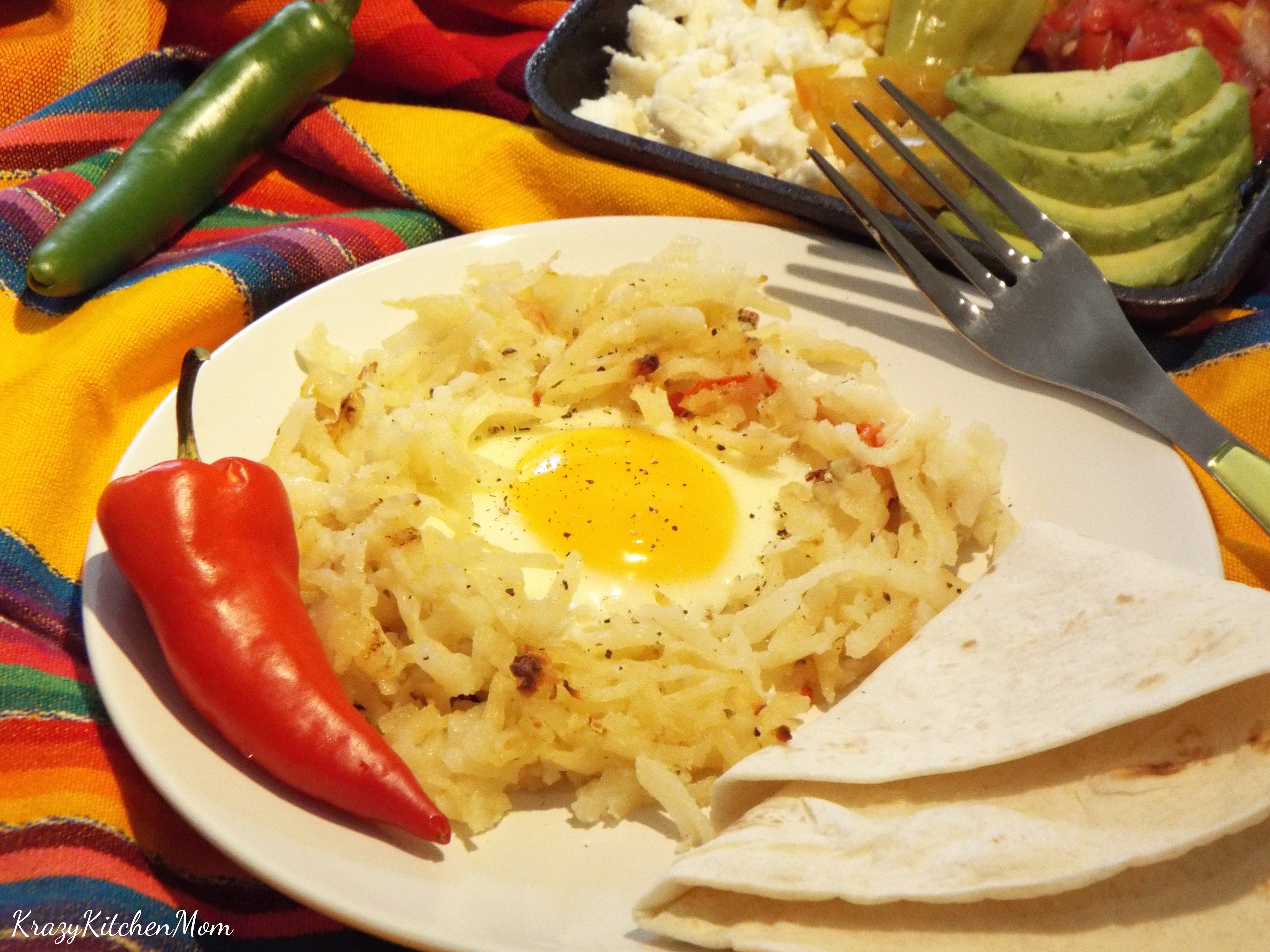 eggs and hash browns