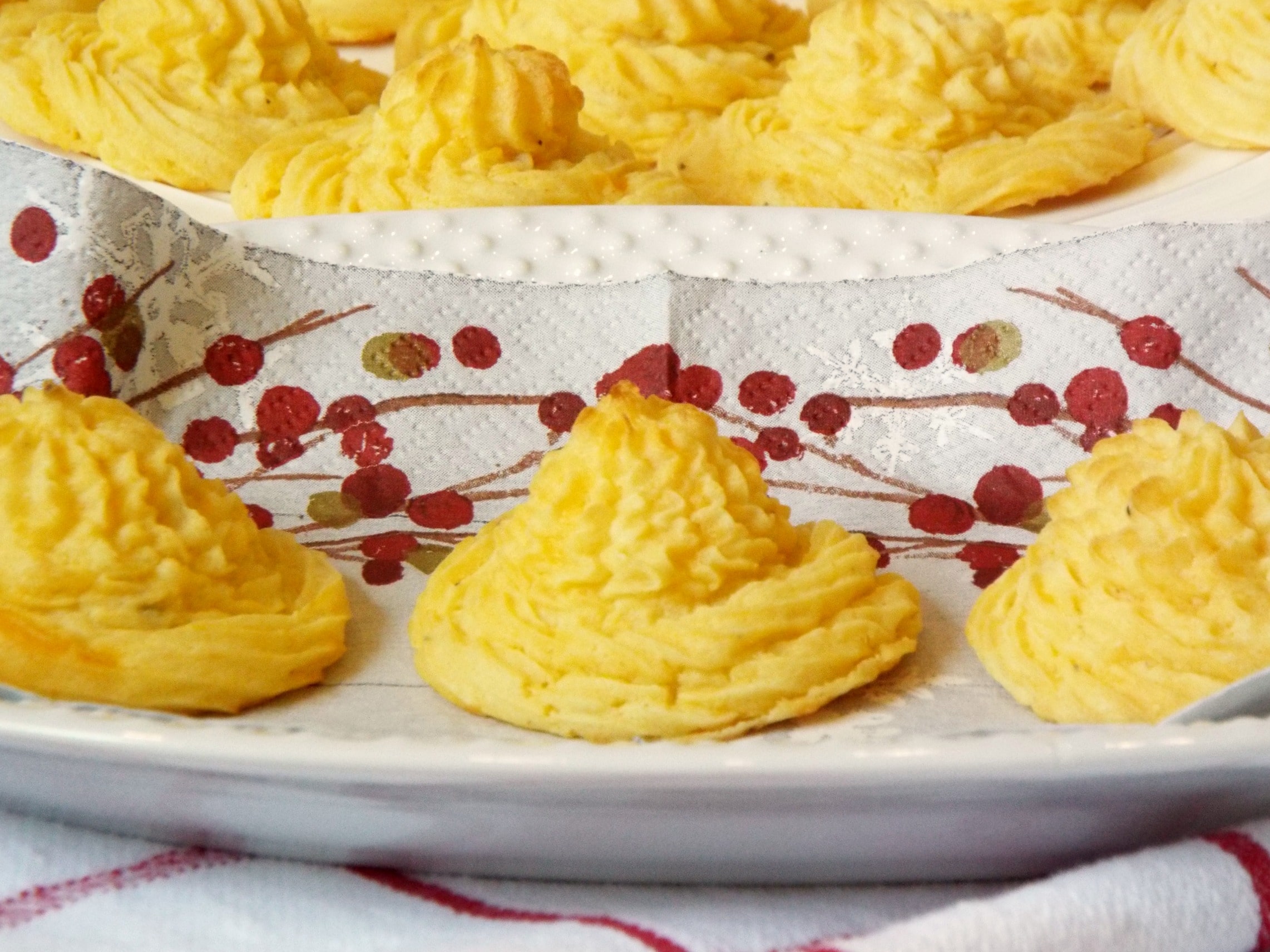 potato stack on a plate