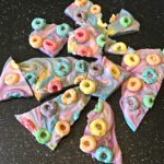 Froot Loops, Cereal Candy, Cereal and milk, Cereal Dessert Bark