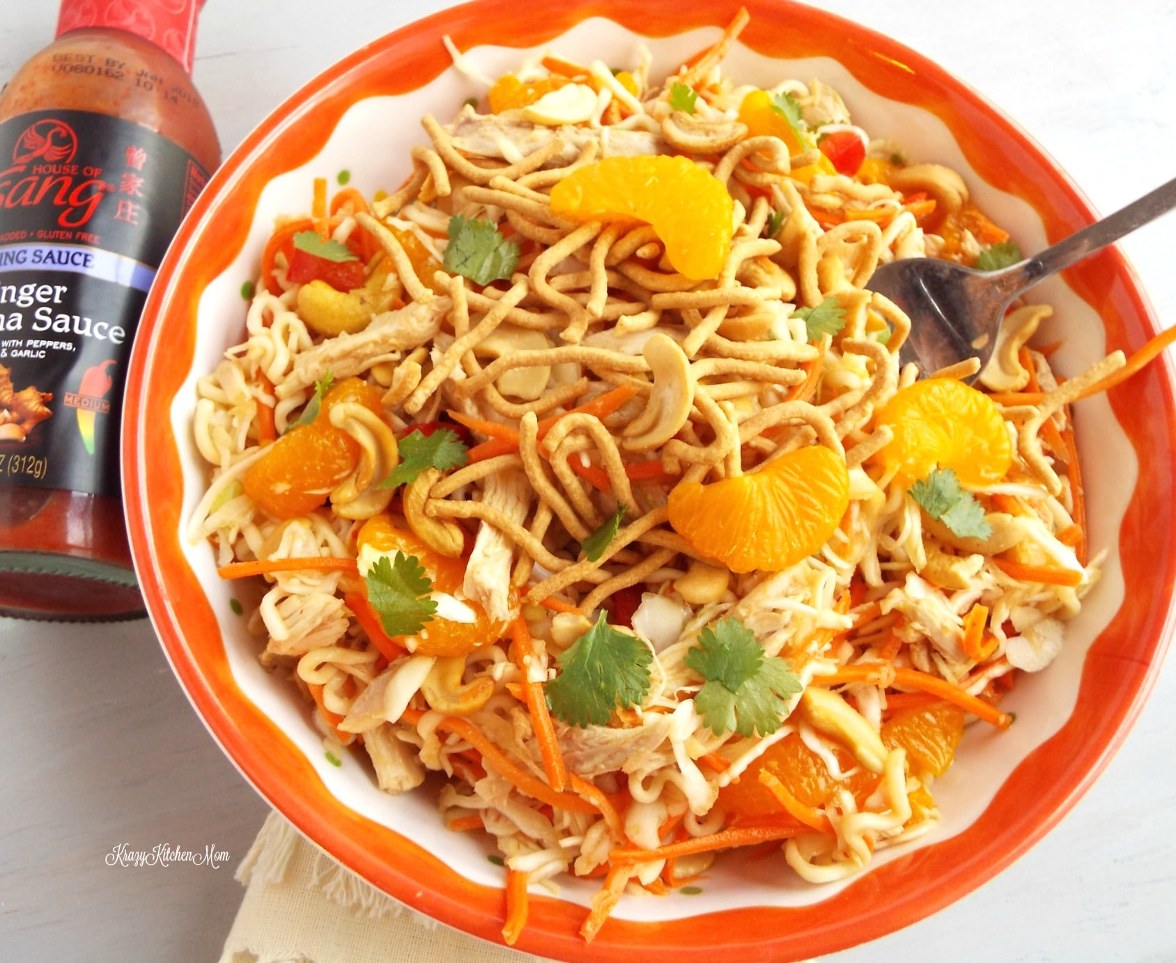 Asian Ramen Noodles with Chicken | Krazy Kitchen Mom
