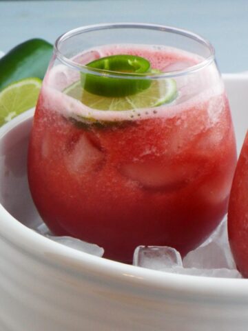 Skinny Watermelon Jalapeno Cocktail