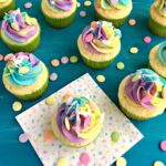 Coconut Cream Unicorn Cupcakes