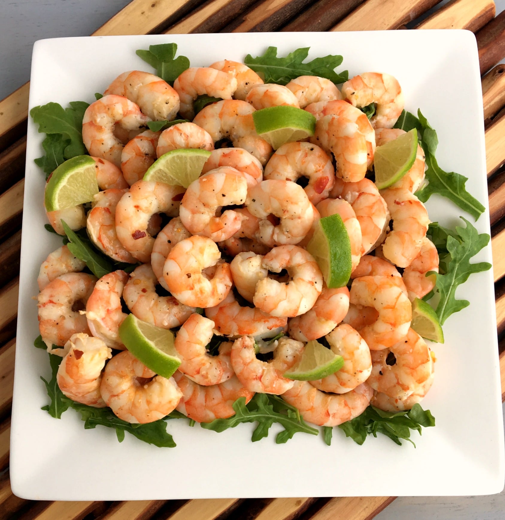 Easy honey lime baked shrimp