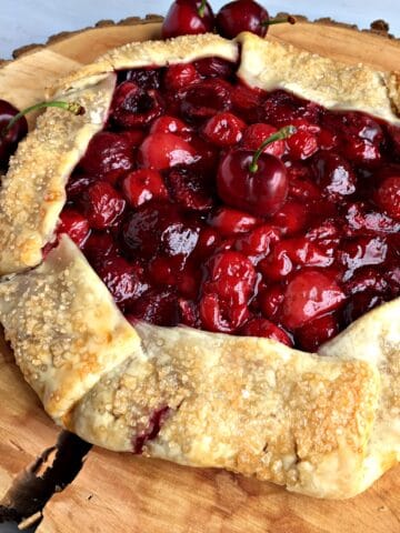 How to Make a Rustic Cherry Galette