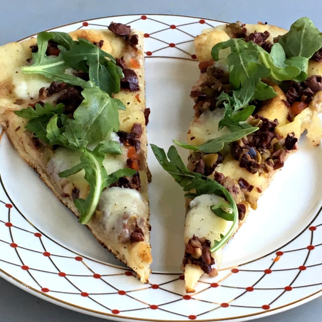 Olive Tapenade Flatbread Krazy Kitchen Mom
