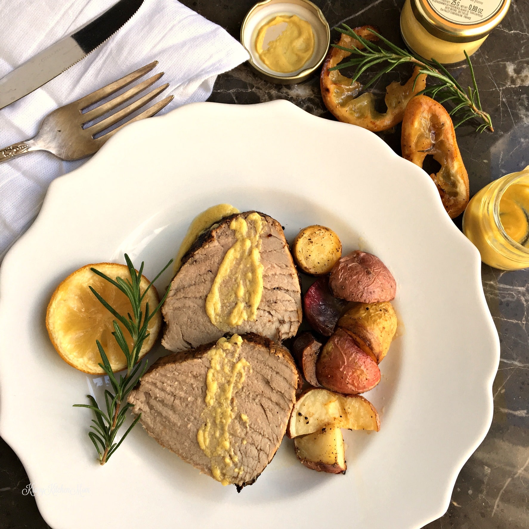 Rosemary Balsamic Pork Tenderloin Krazy Kitchen Mom