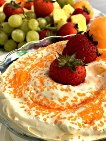 Three Ingredient Orange Fruit Dip