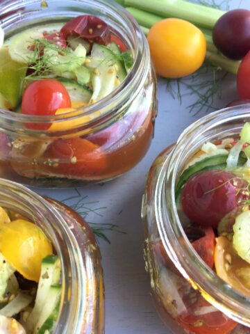 Cucumber Tomato Summer Salad