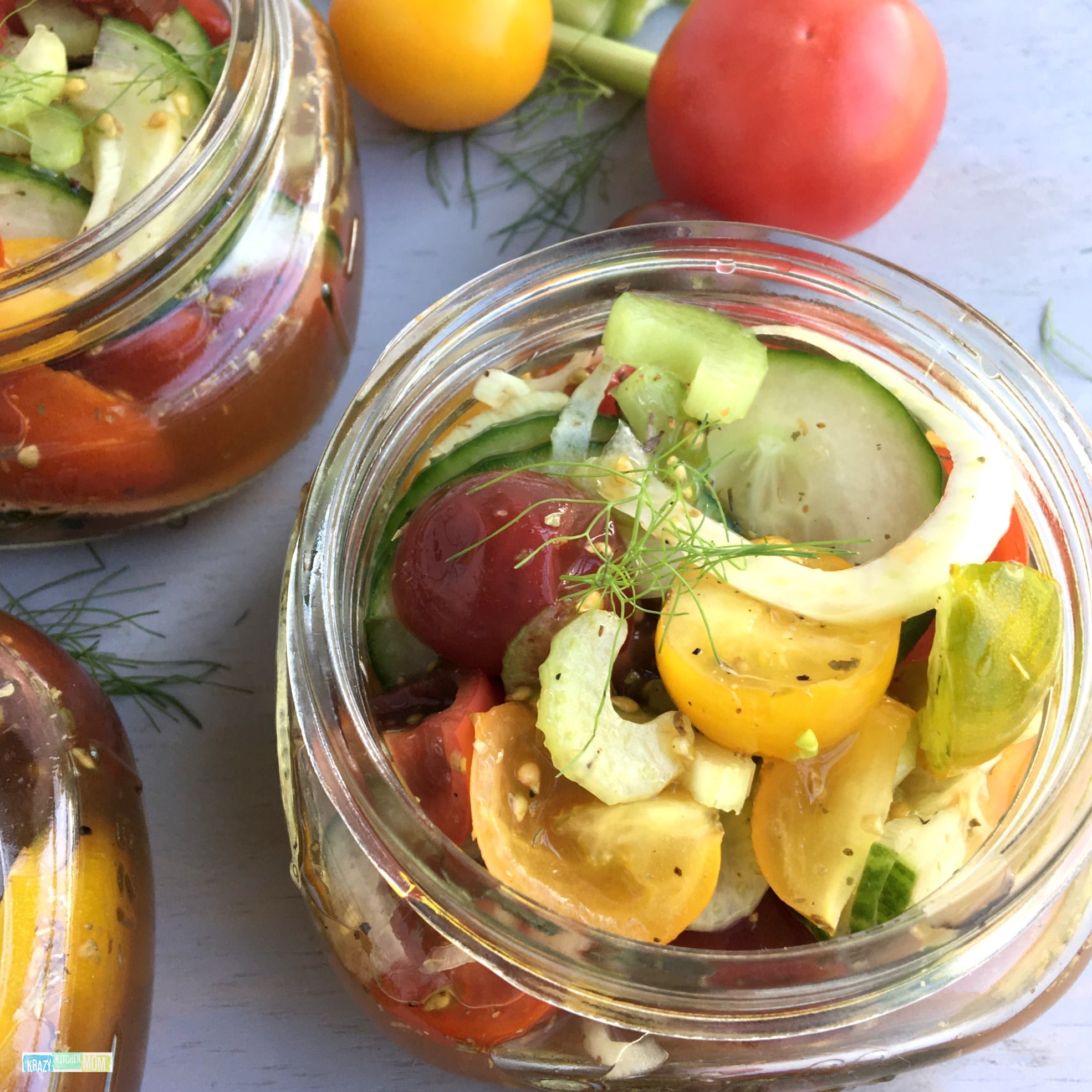 Cucumber Tomato Summer Salad