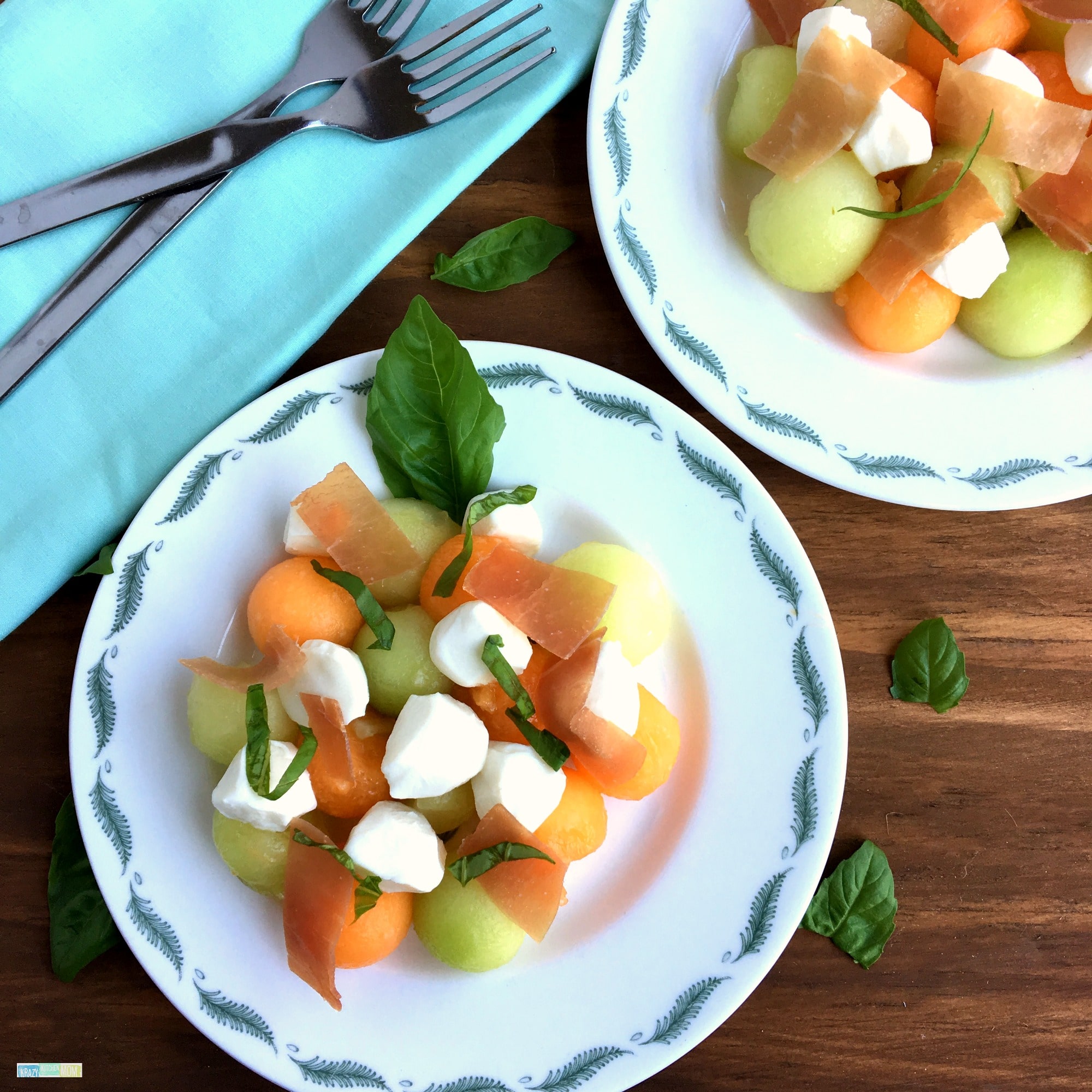 Melon Ball Prosciutto Salad