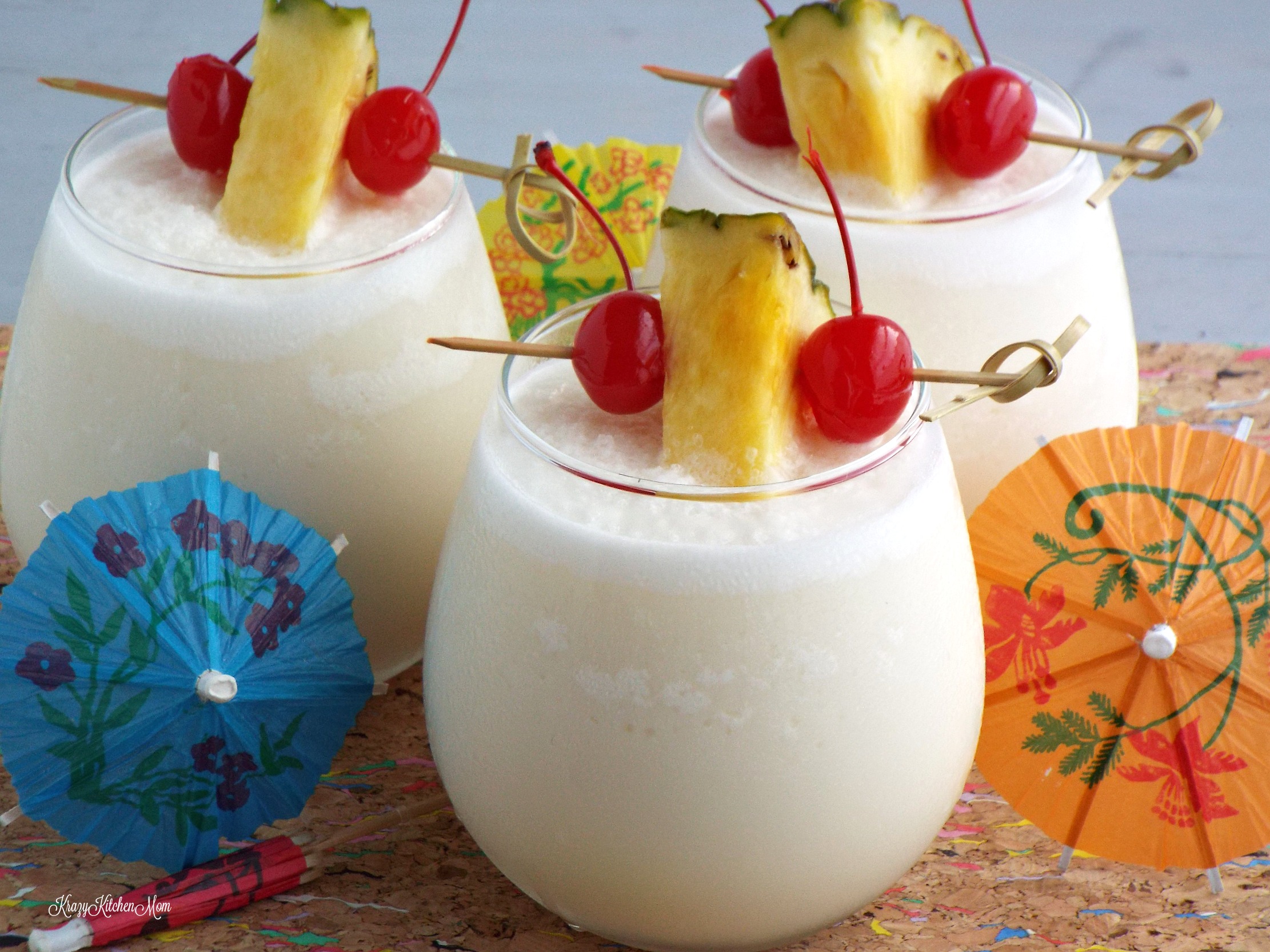 Three Ingredient Frozen Pina Colada