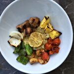 Grilled Shish Kabob Quinoa Bowl