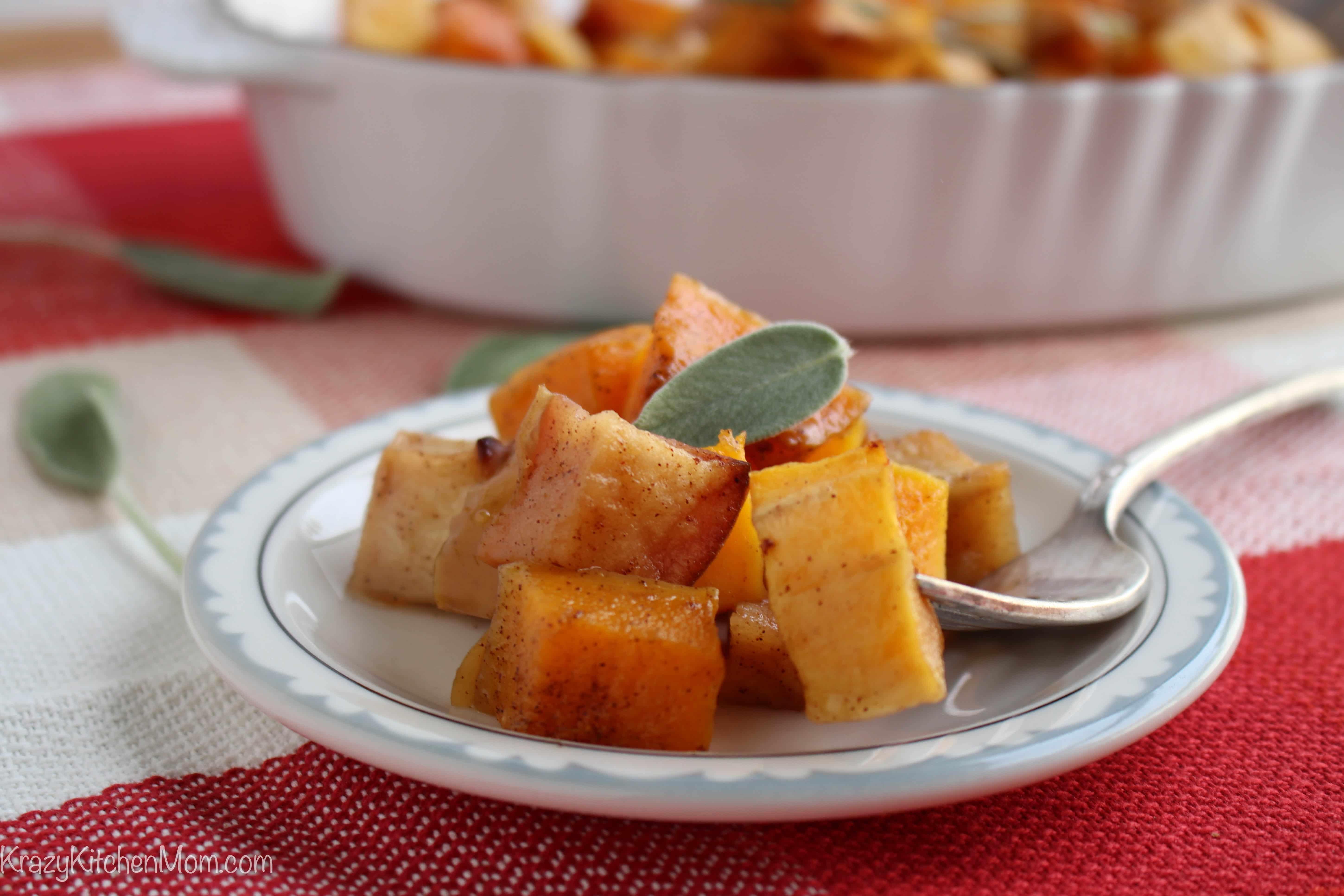 Roasted Butternut Squash and Apples