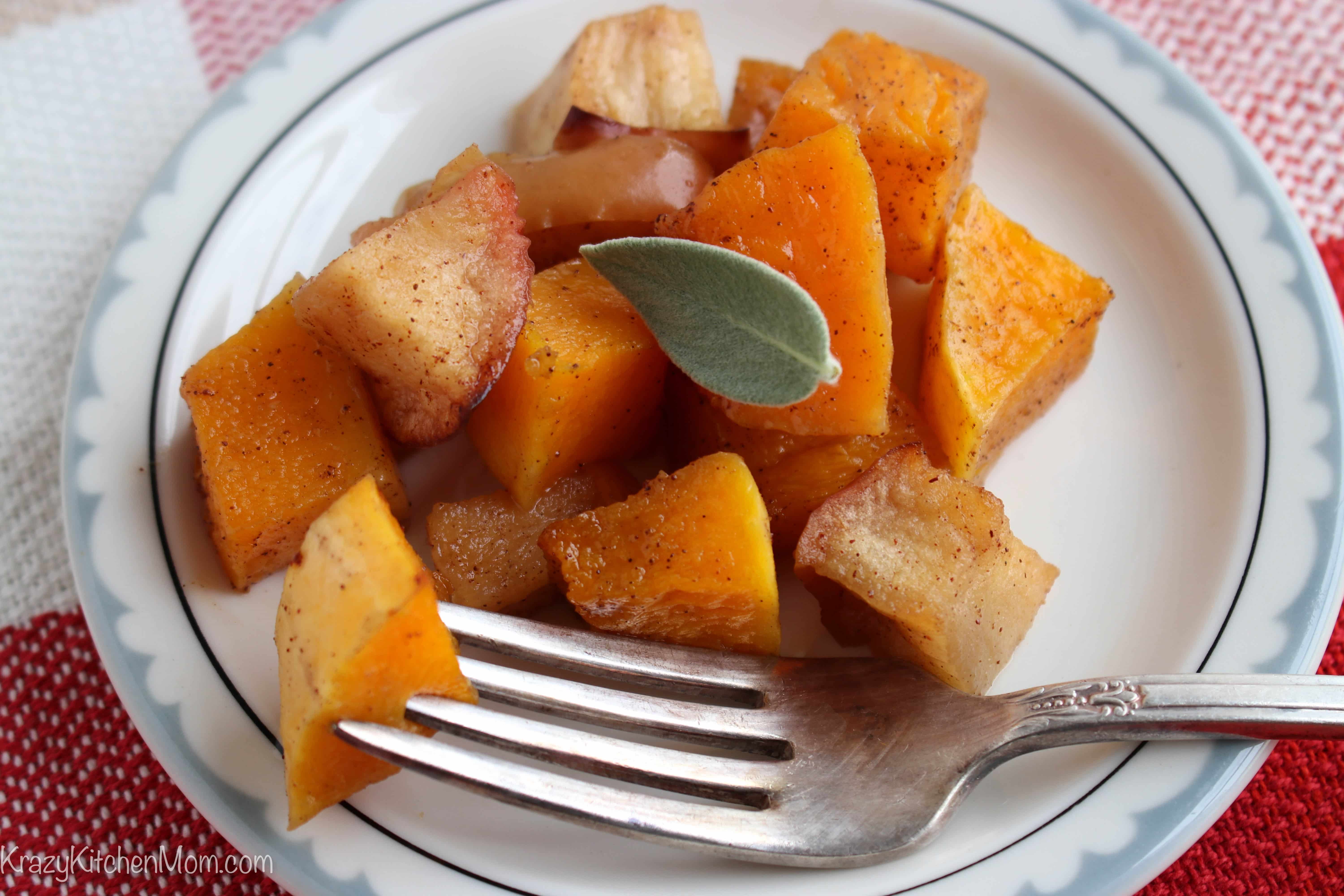 Roasted Butternut Squash and Apples