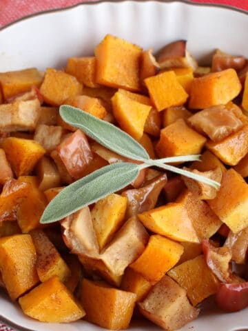 Roasted Butternut Squash and Apples