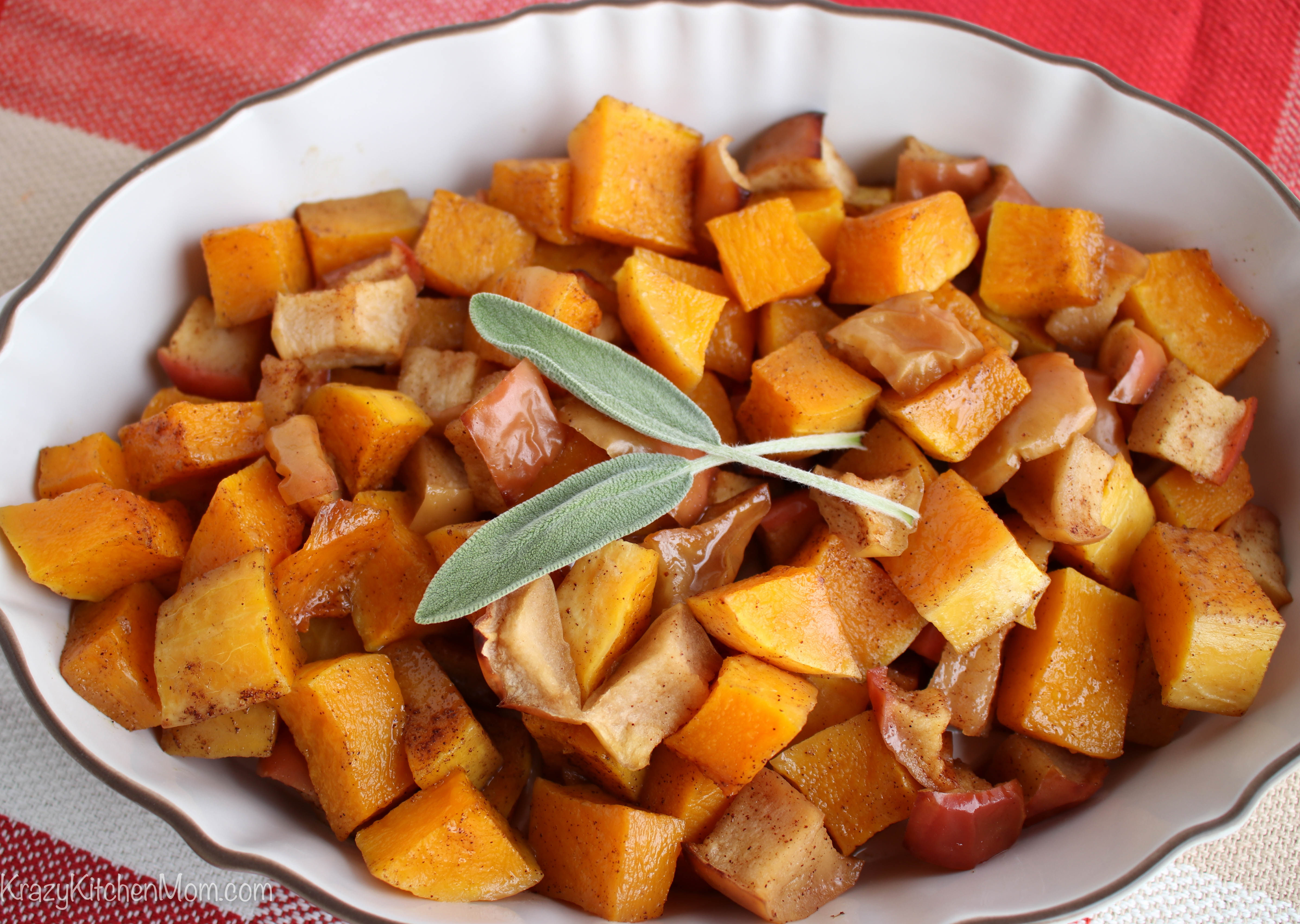 Roasted Butternut Squash and Apples