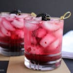 Skinny Double Berry Vodka Spritzer