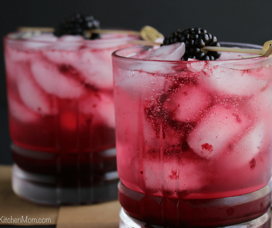 Skinny Double Berry Vodka Spritzer