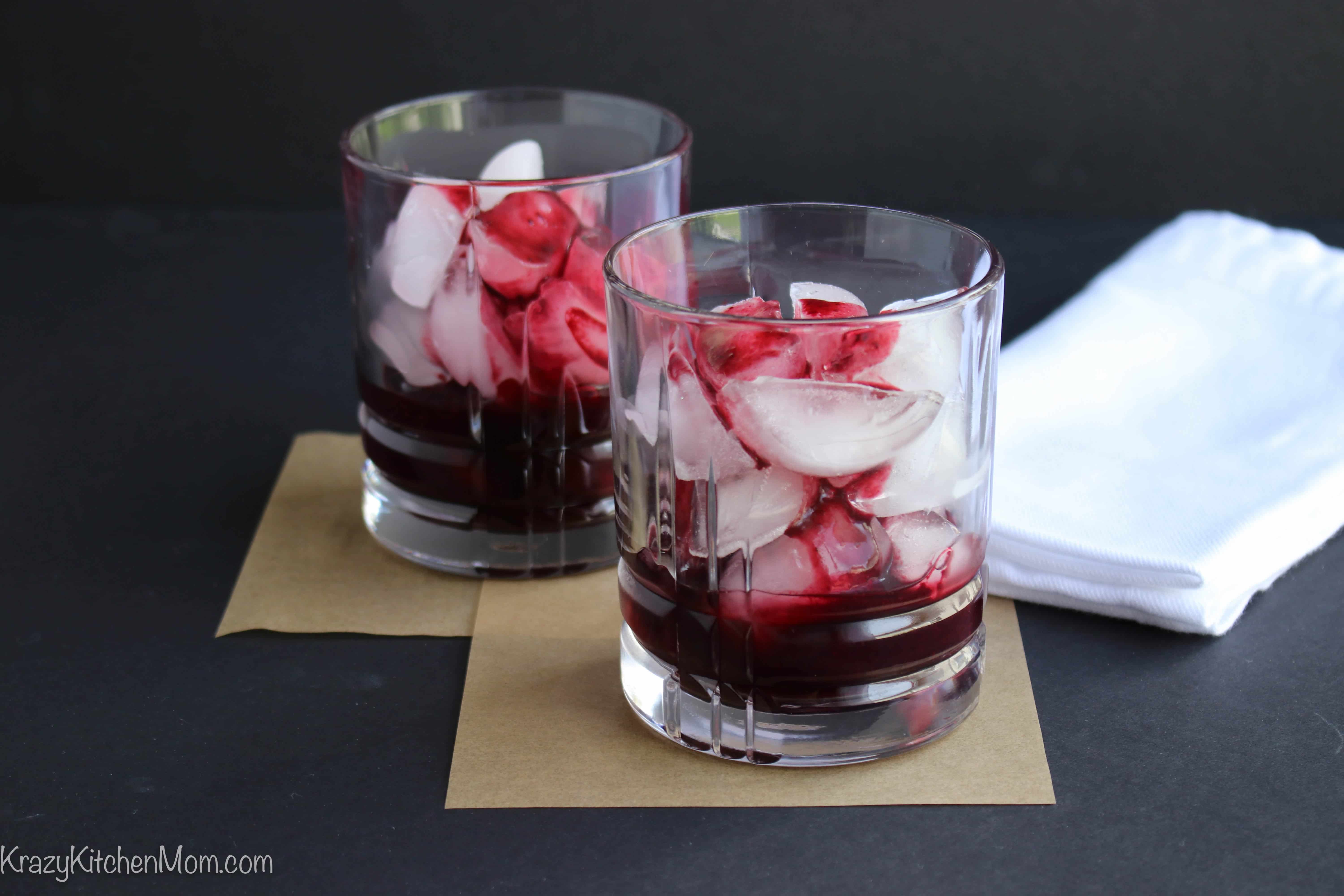 Skinny Double Berry Vodka Spritzer