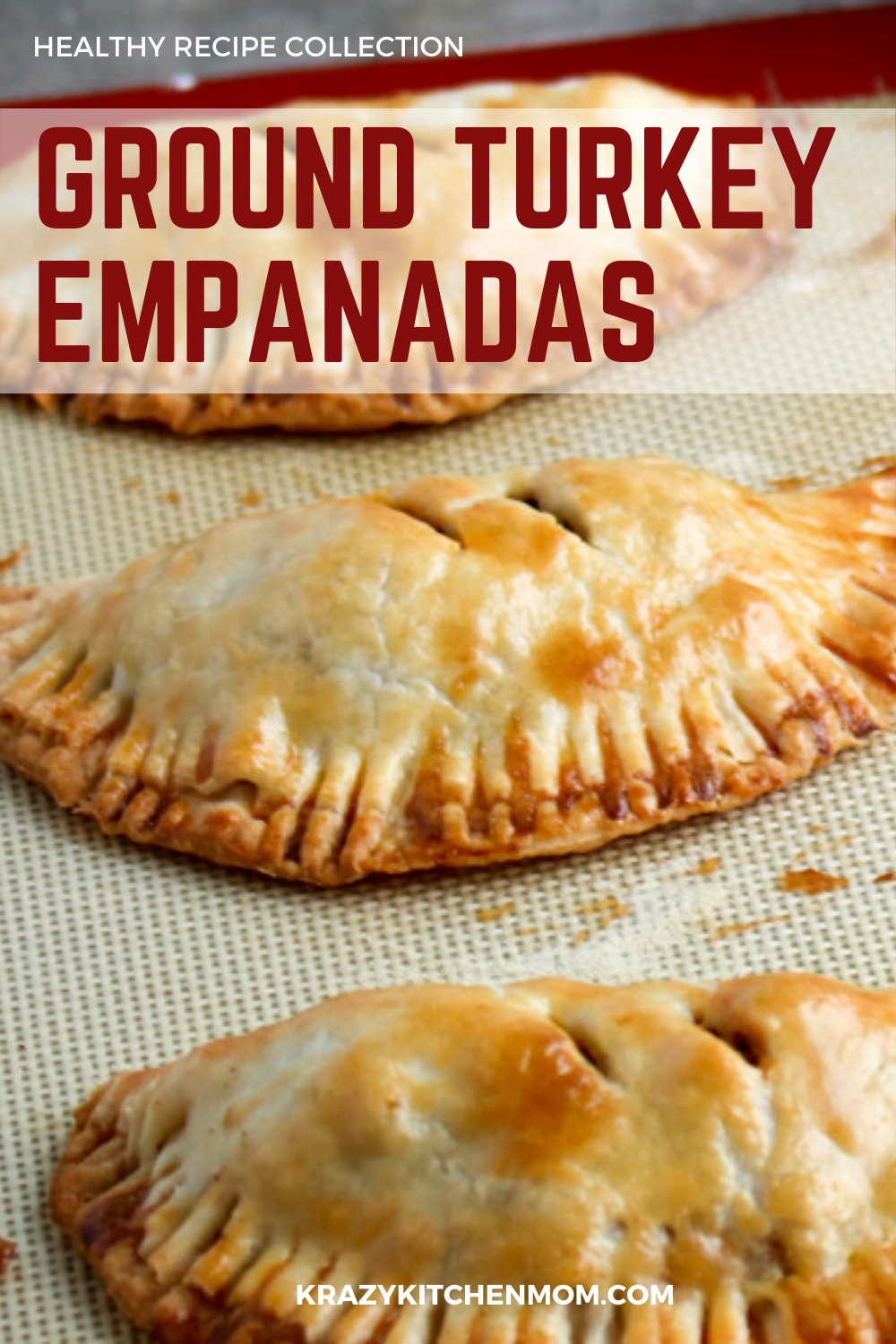 Baked Turkey Empanadas Made with Jennie-O Ground Ground Turkey Breast are an easy calorie-conscious snack or quick dinner for the entire family. via @krazykitchenmom