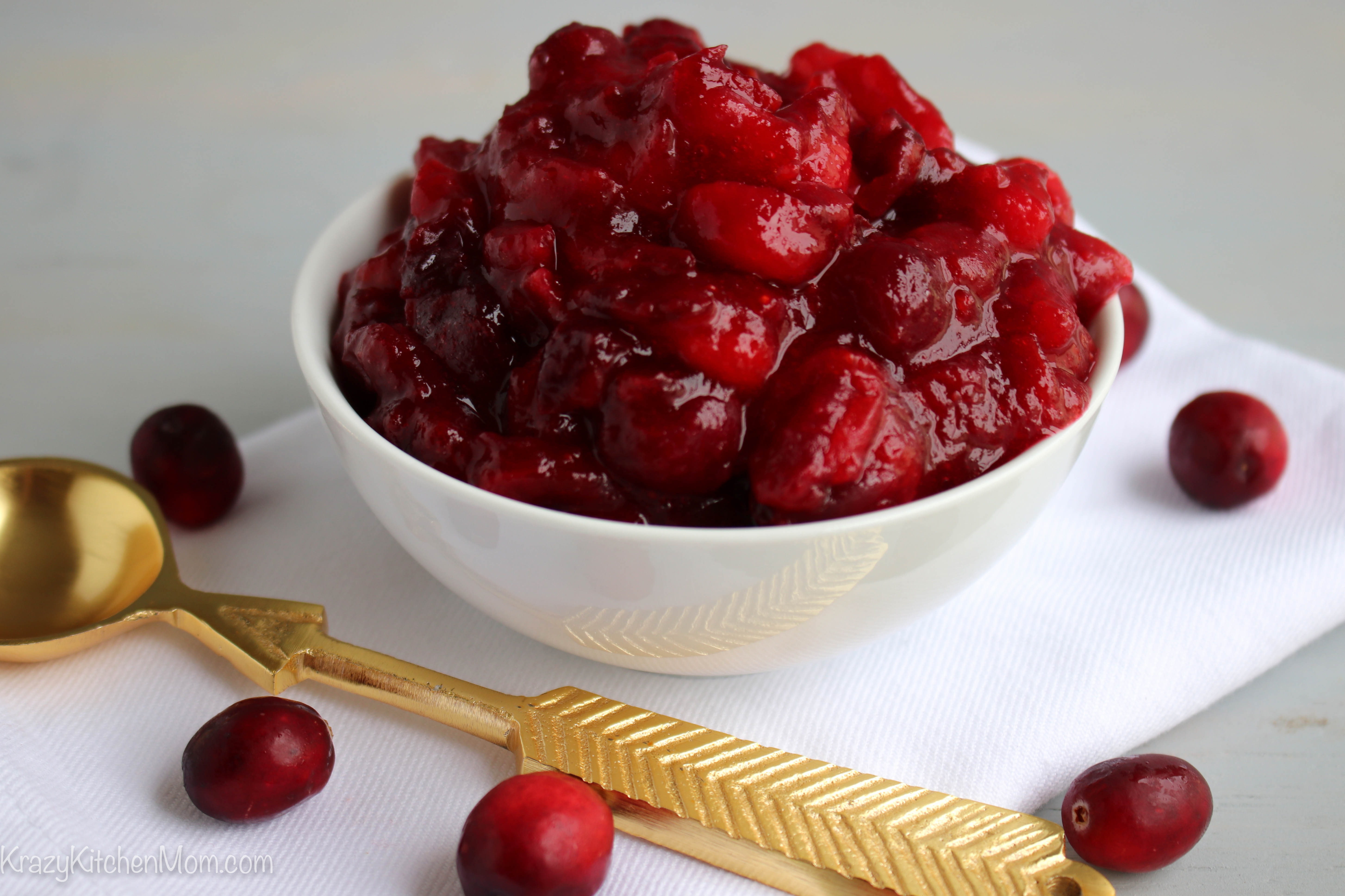 Classic Cranberry Sauce in a bowl