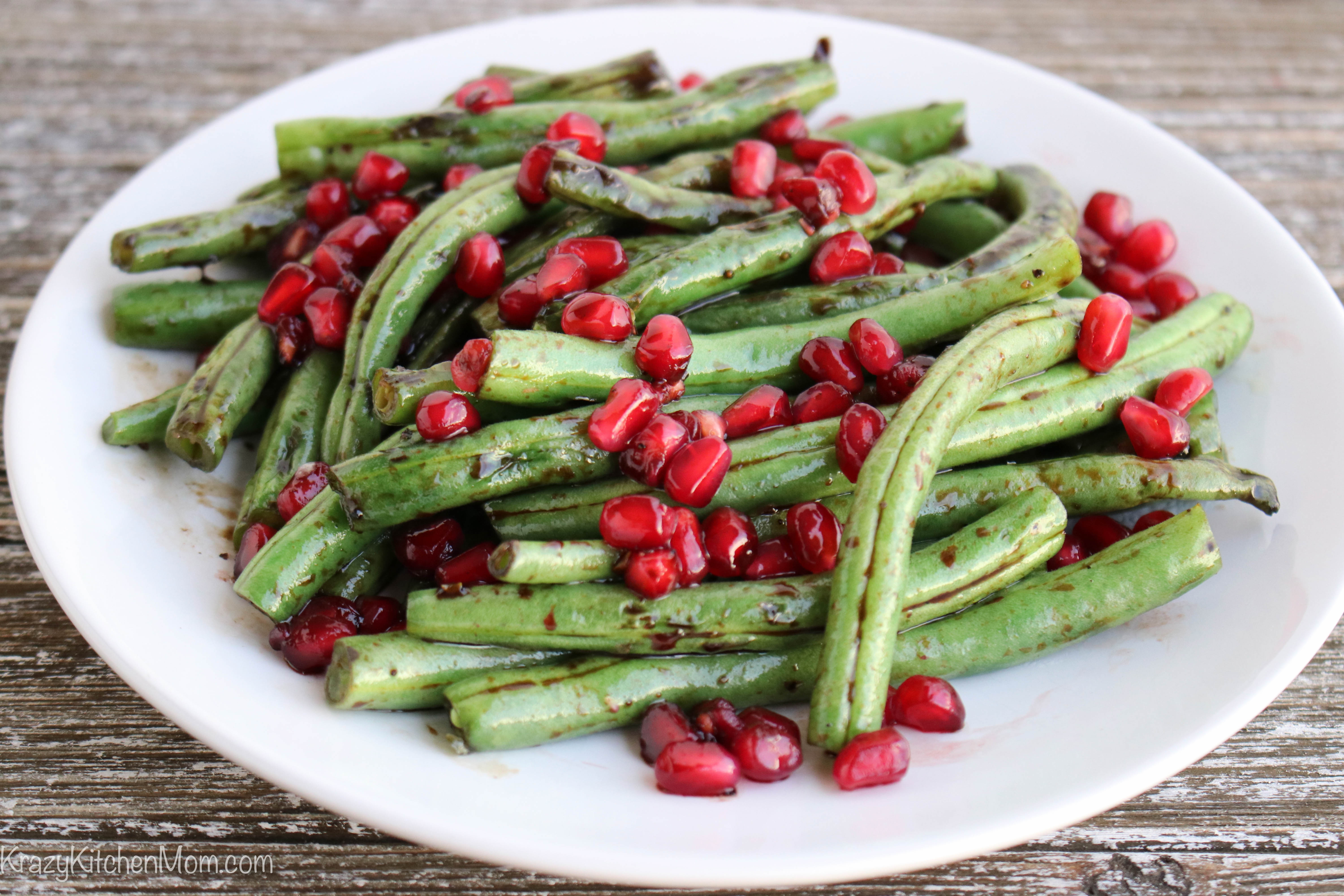 Blistered Balsamic Glazed Green Beans