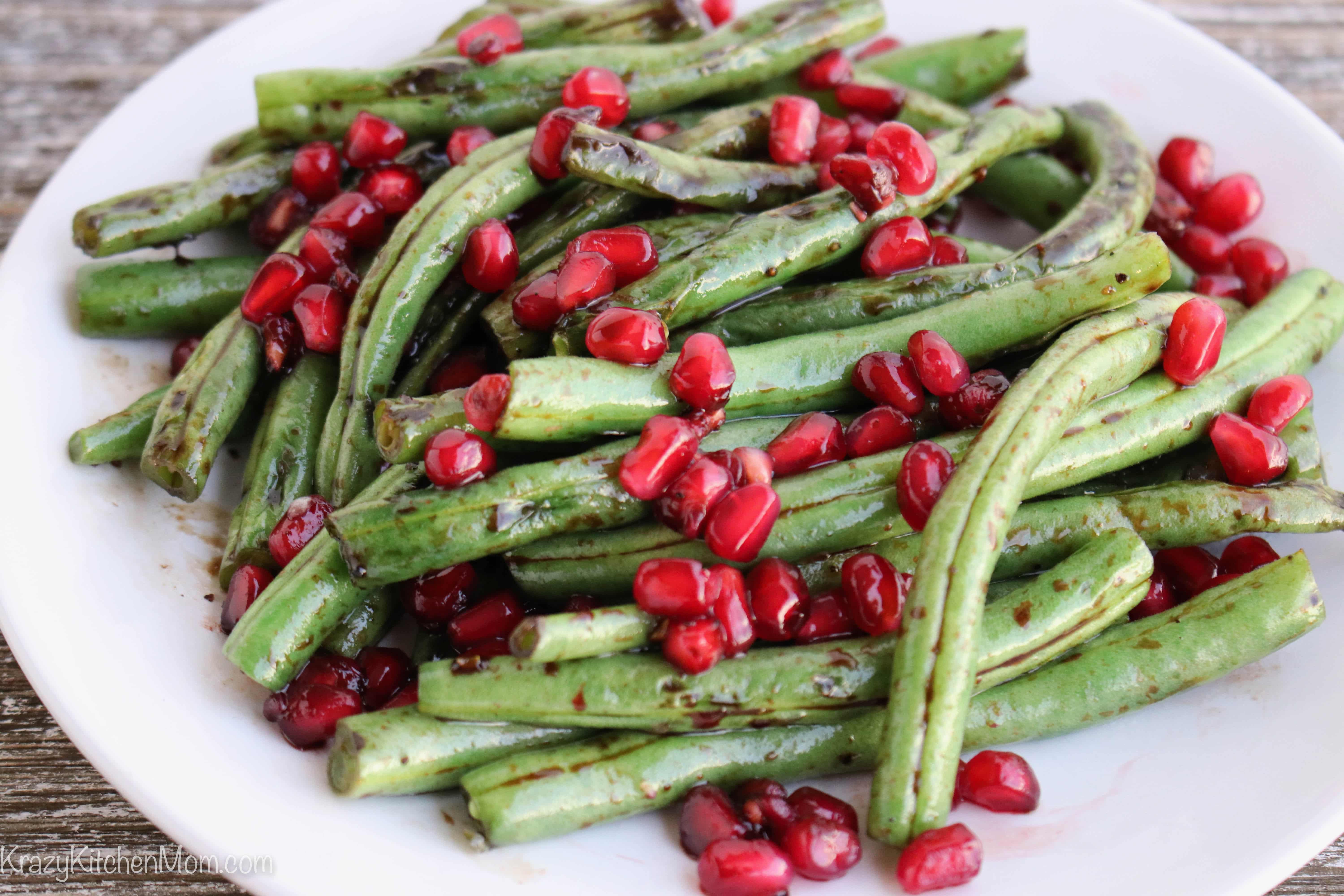 Blistered Balsamic Glazed Green Beans