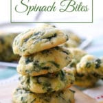 Cornbread spinach cheese bites