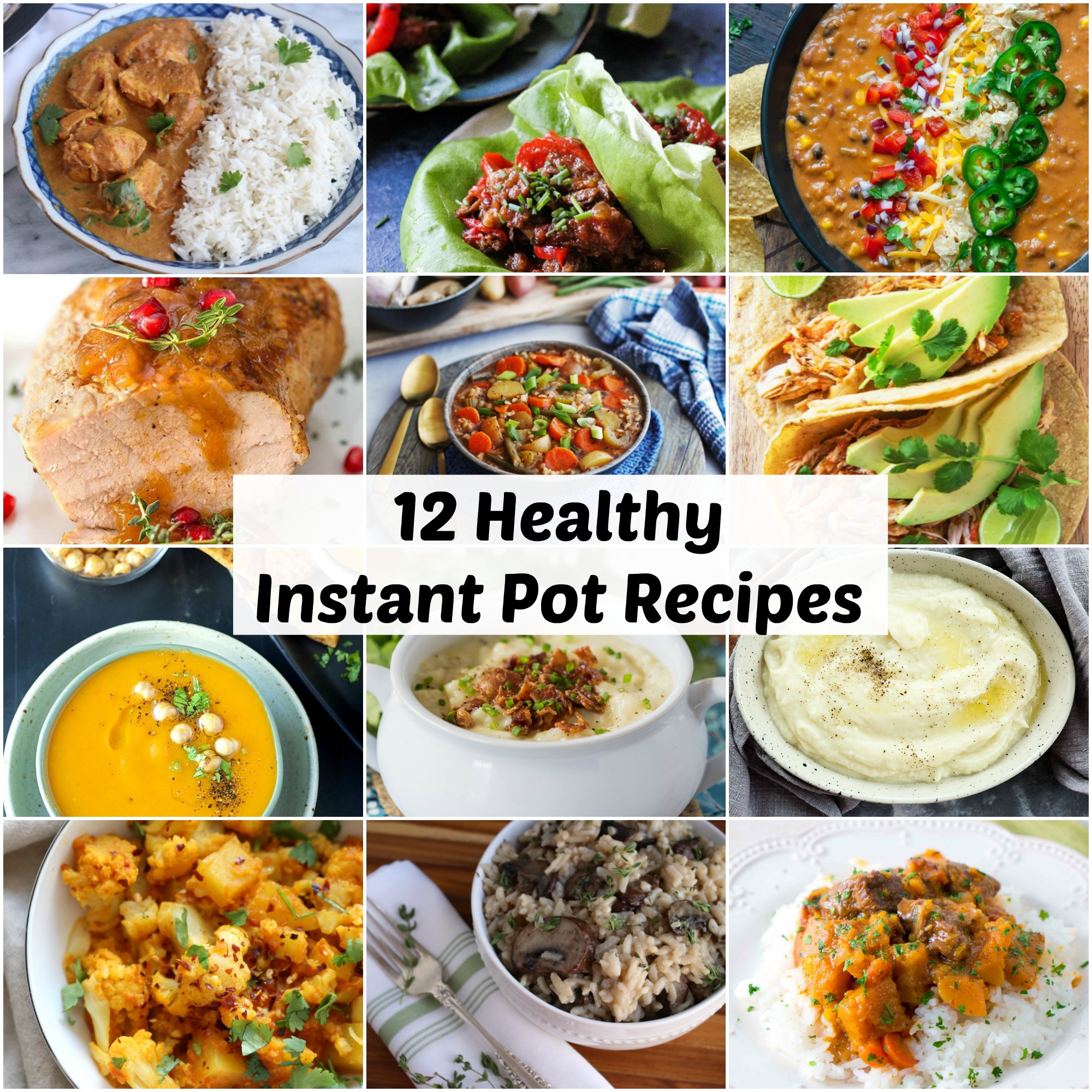 12 Healthy Instant Pot Recipes | Krazy Kitchen Mom