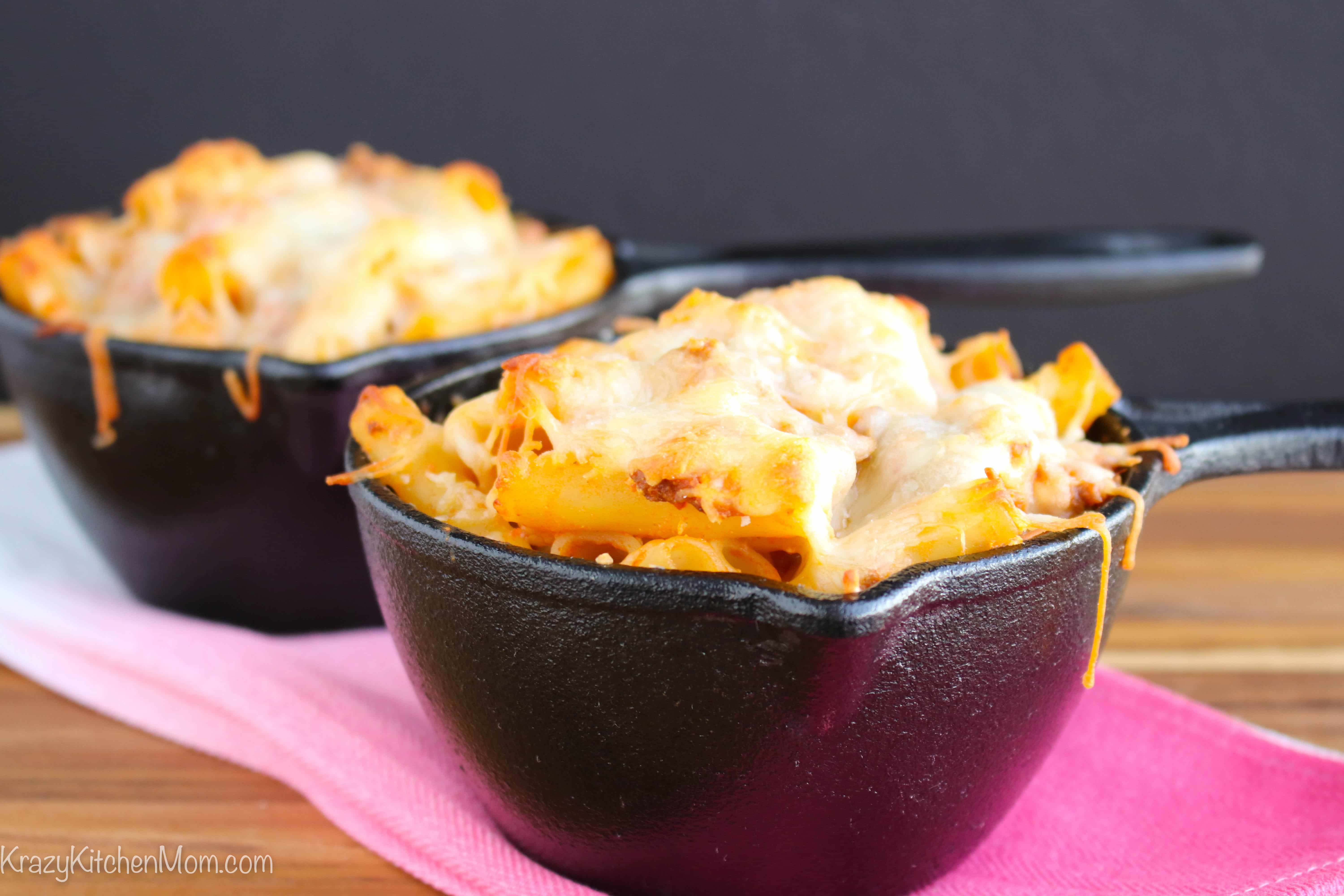 Cheesy Potluck Baked Ziti