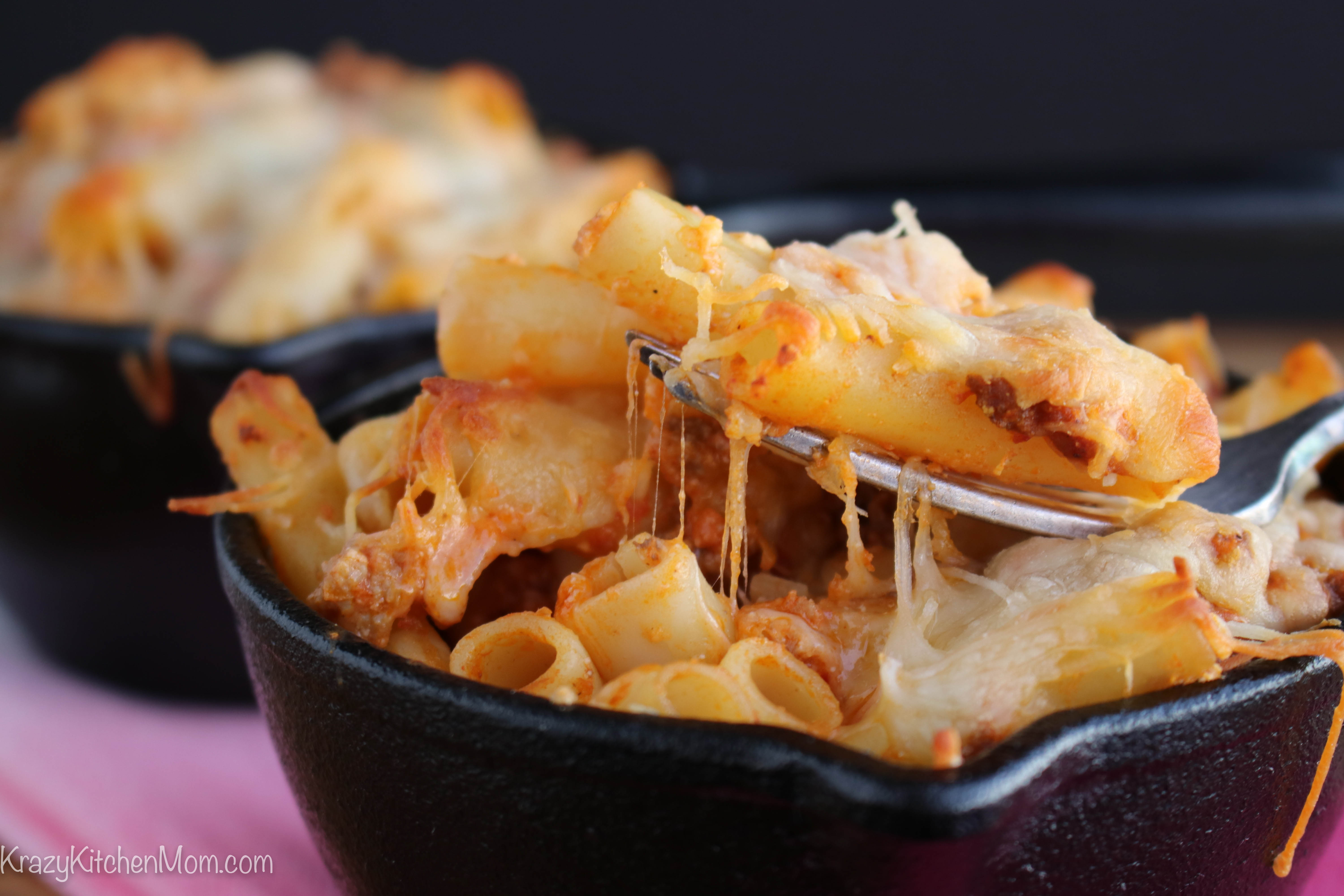 Cheesy Potluck Baked Ziti