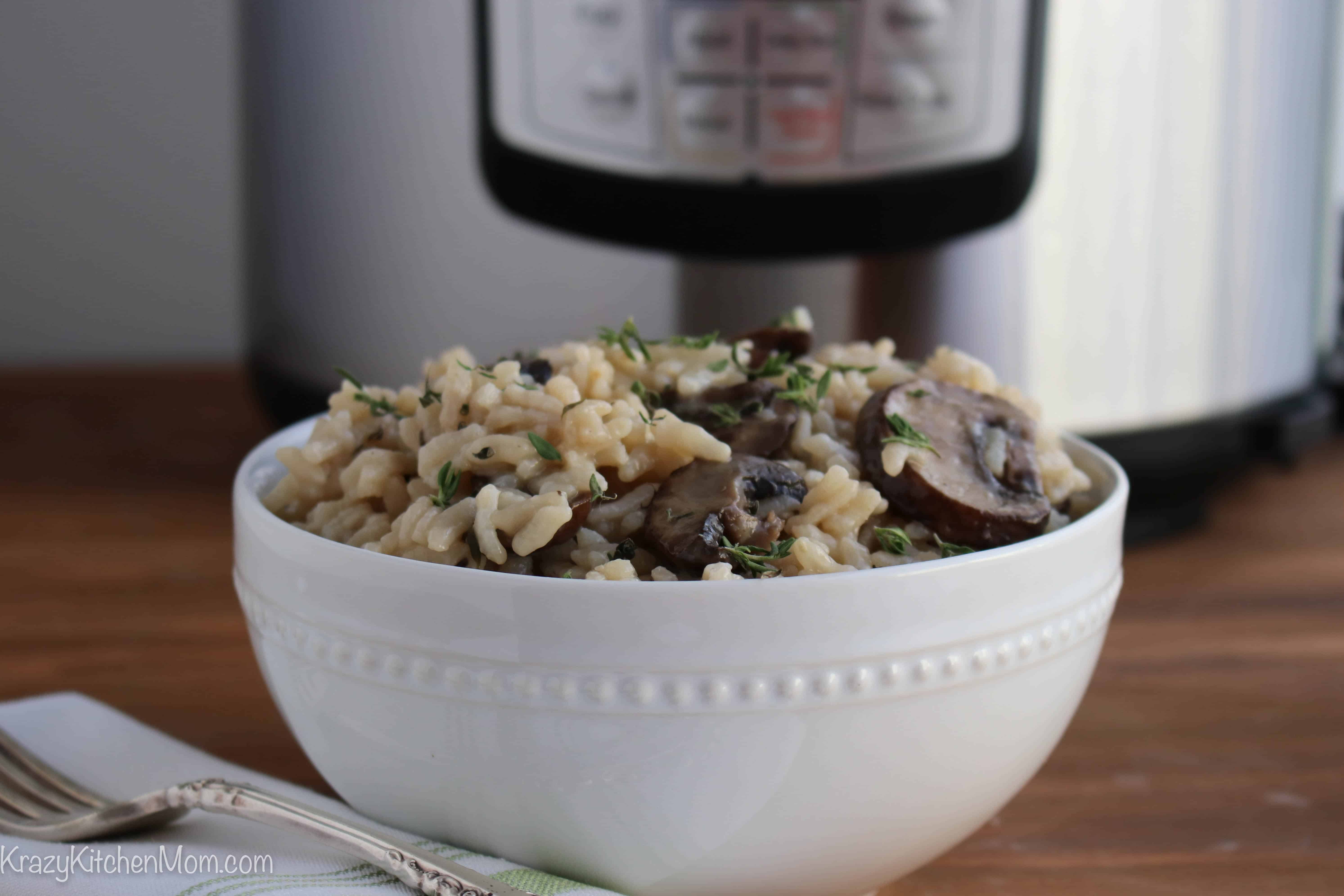 Instant Pot Mushroom Risotto