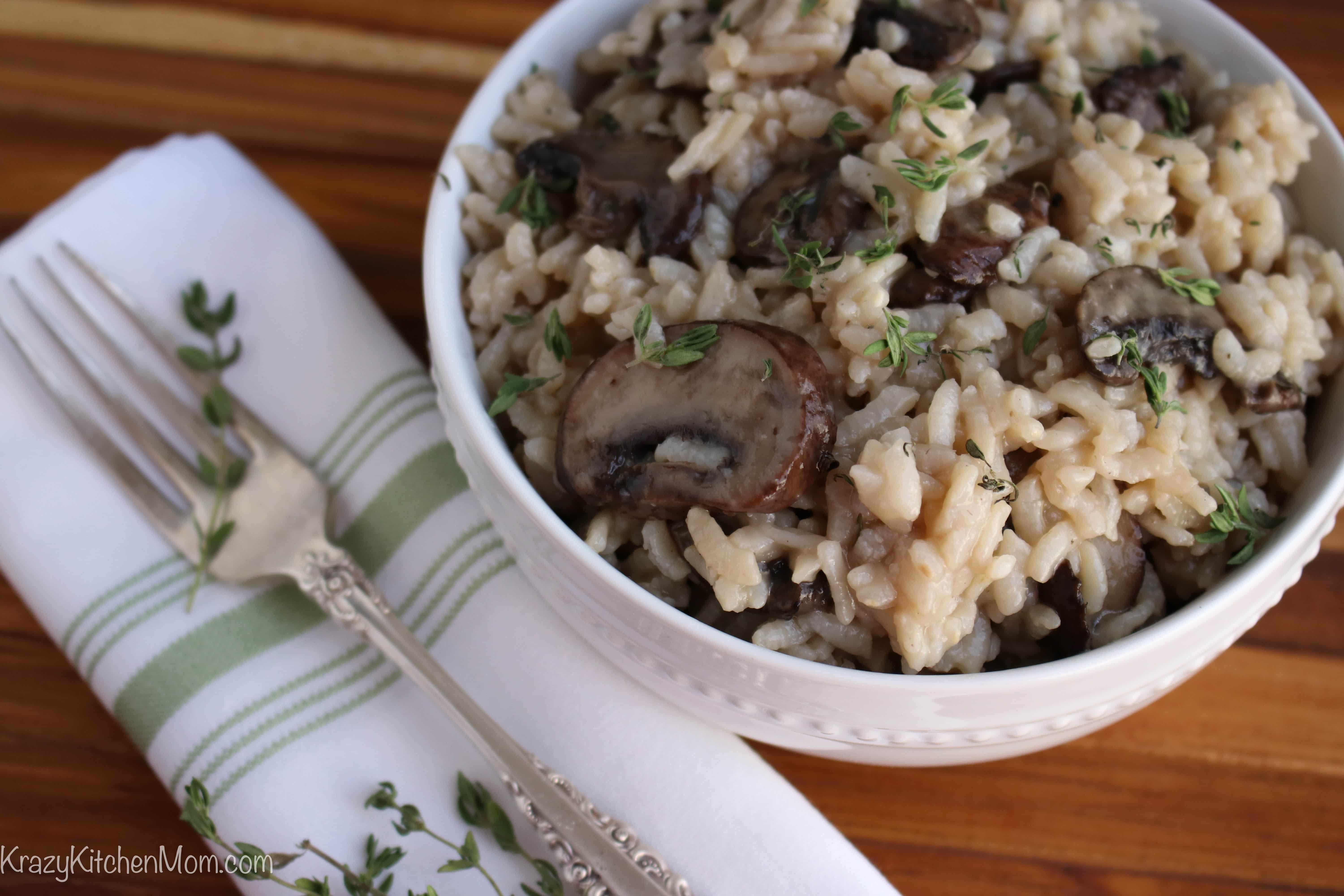 Instant Pot Mushroom Risotto