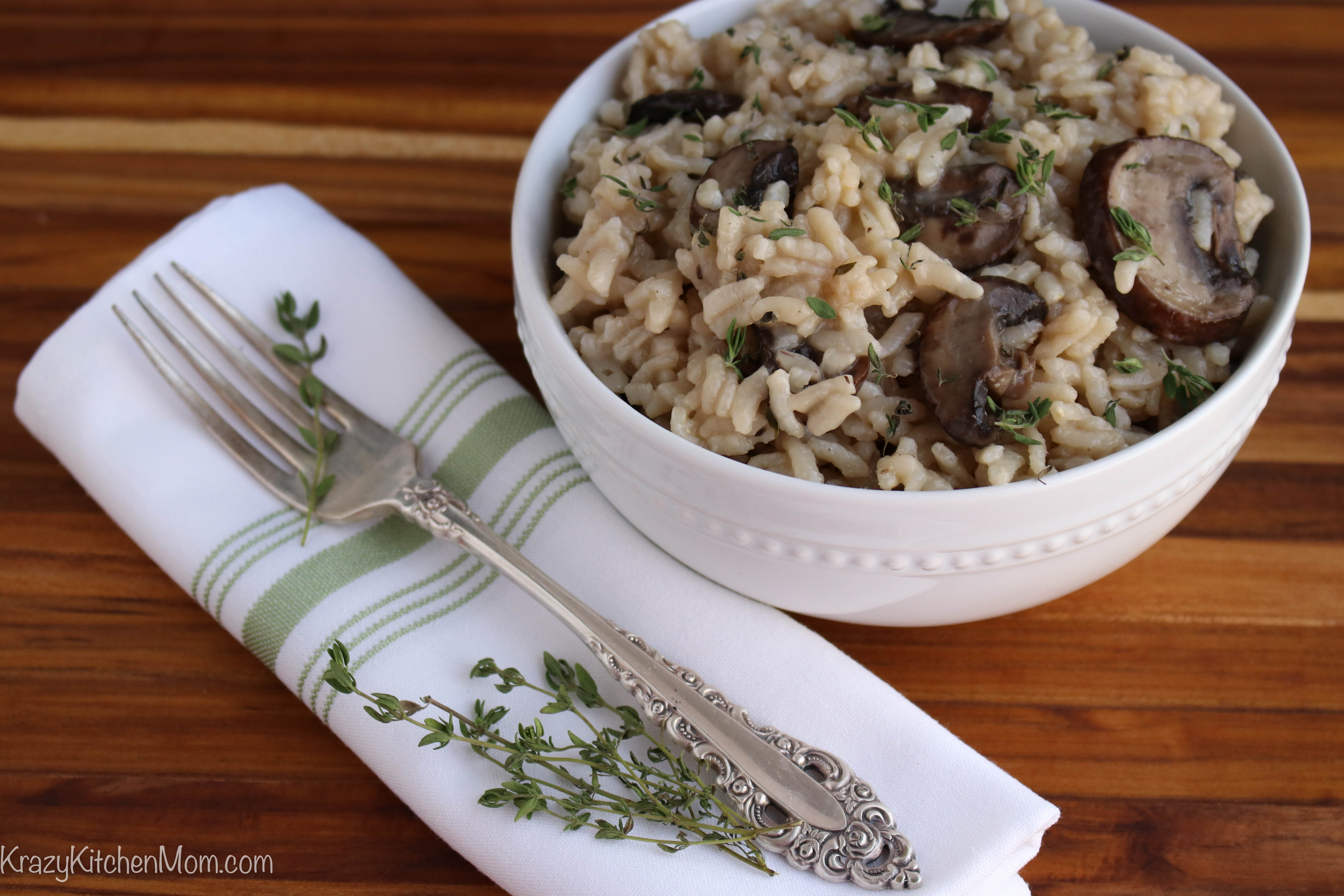 Instant Pot Mushroom Risotto