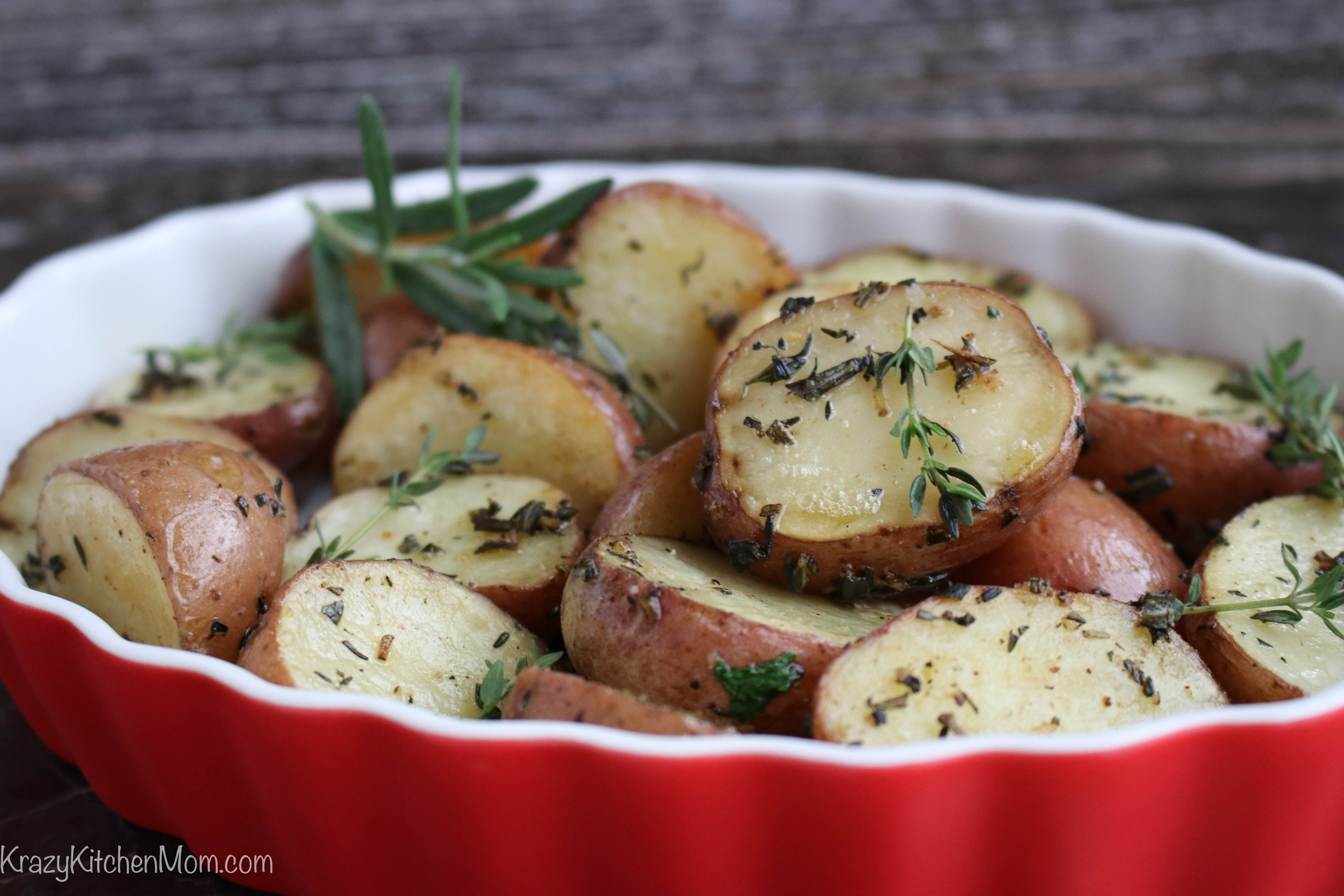 Rosemary and Thyme Roasted Potatoes