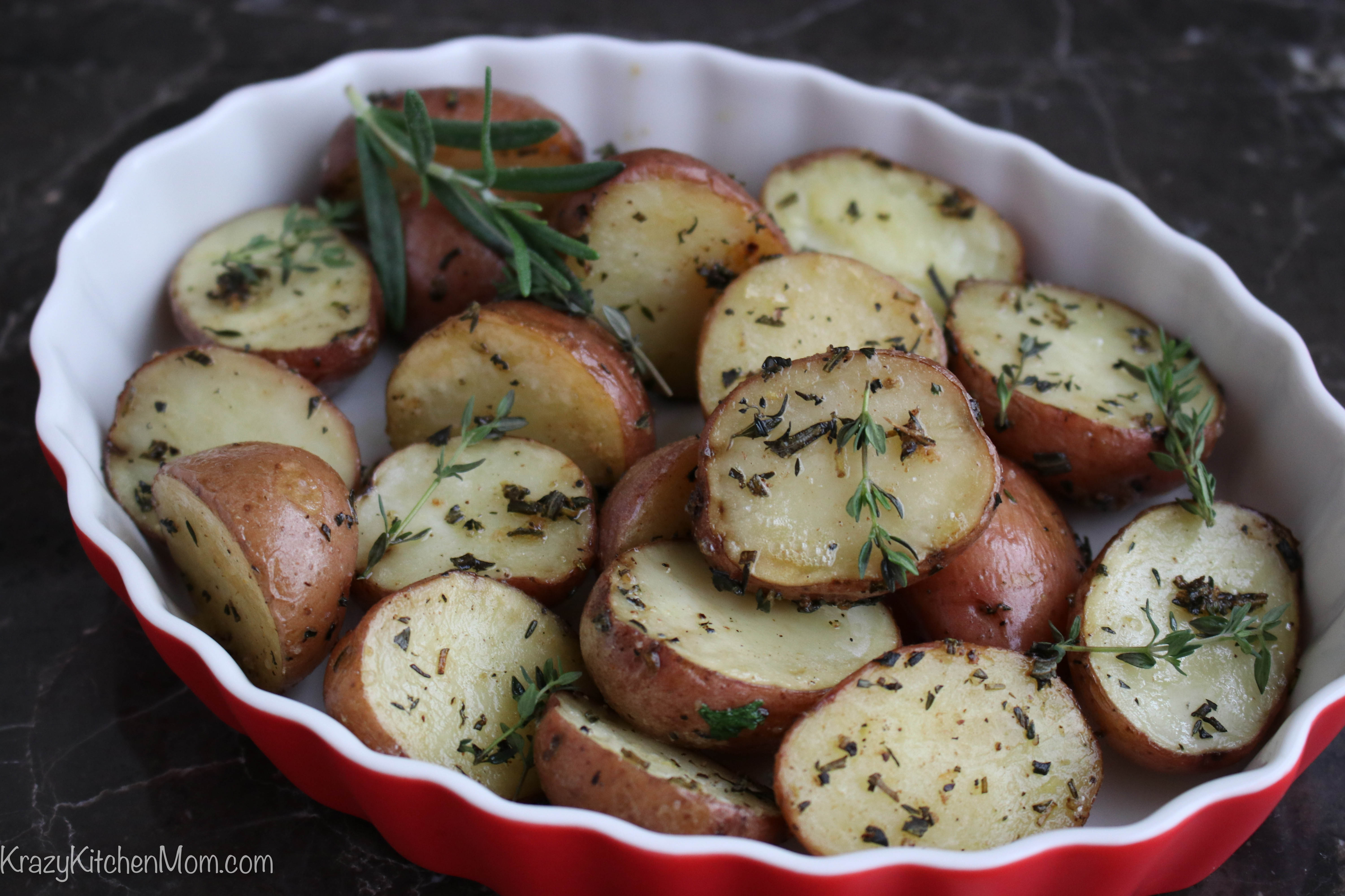 Rosemary and Thyme Roasted Potatoes