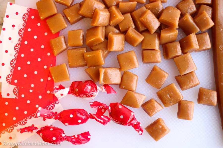 Old Fashioned Salted Caramels Krazy Kitchen Mom