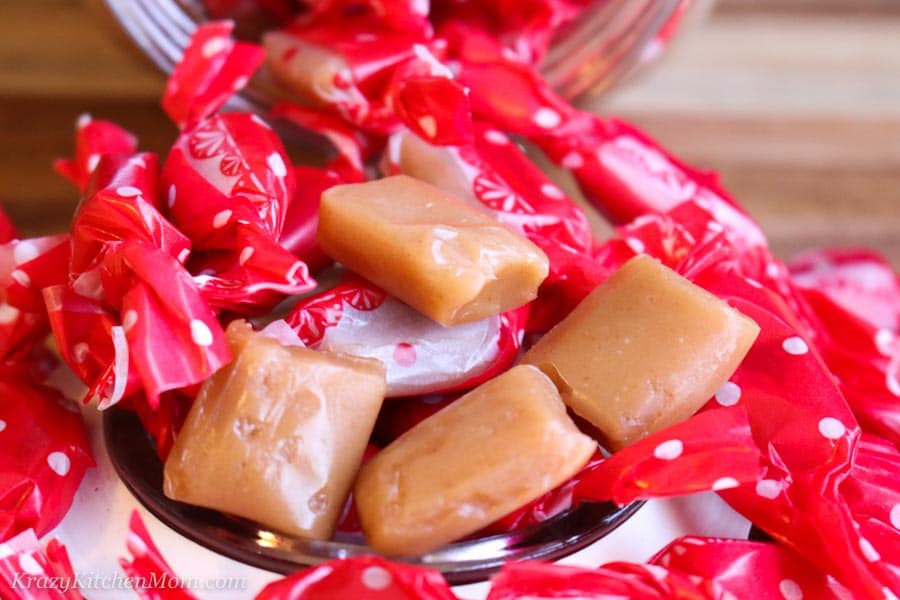 Old Fashioned Salted Caramels