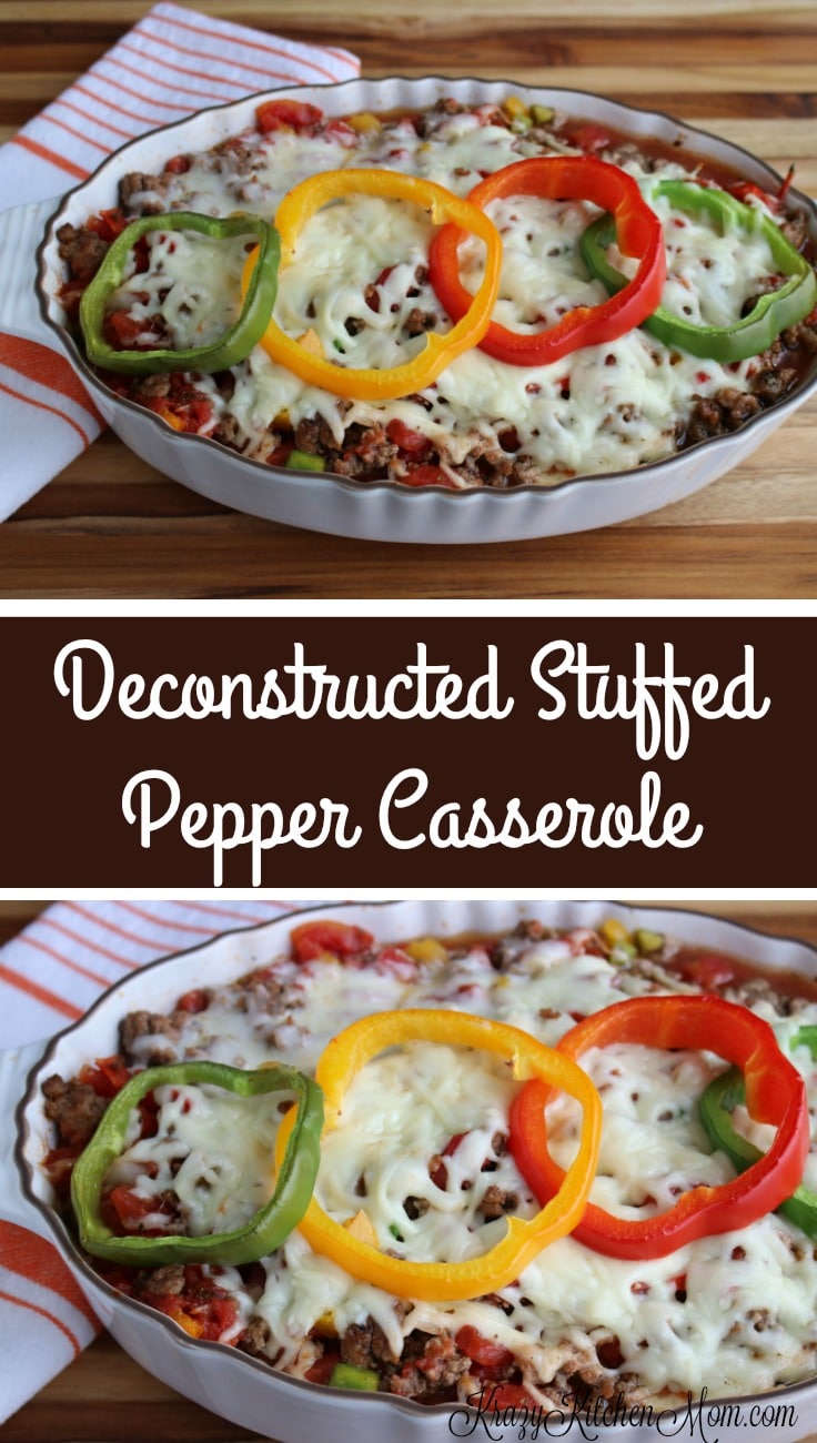 Deconstructed Stuffed Pepper Casserole