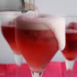 Pink Champagne Raspberry Float