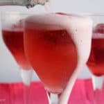 Pink Champagne Raspberry Float