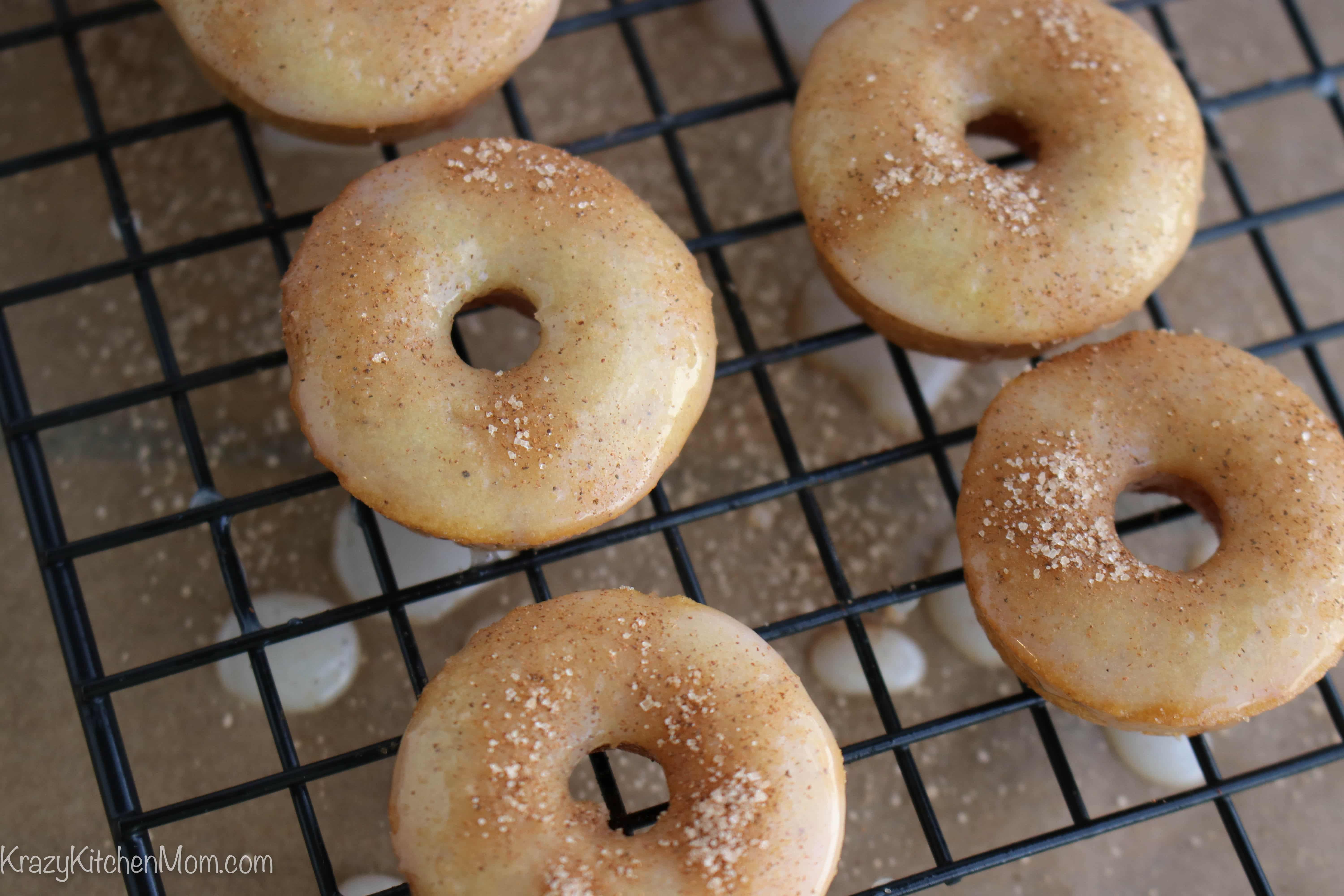 Cinnamon Sugar Sour Cream Doughnuts 