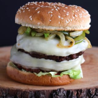 Philly Cheese Steak Burger
