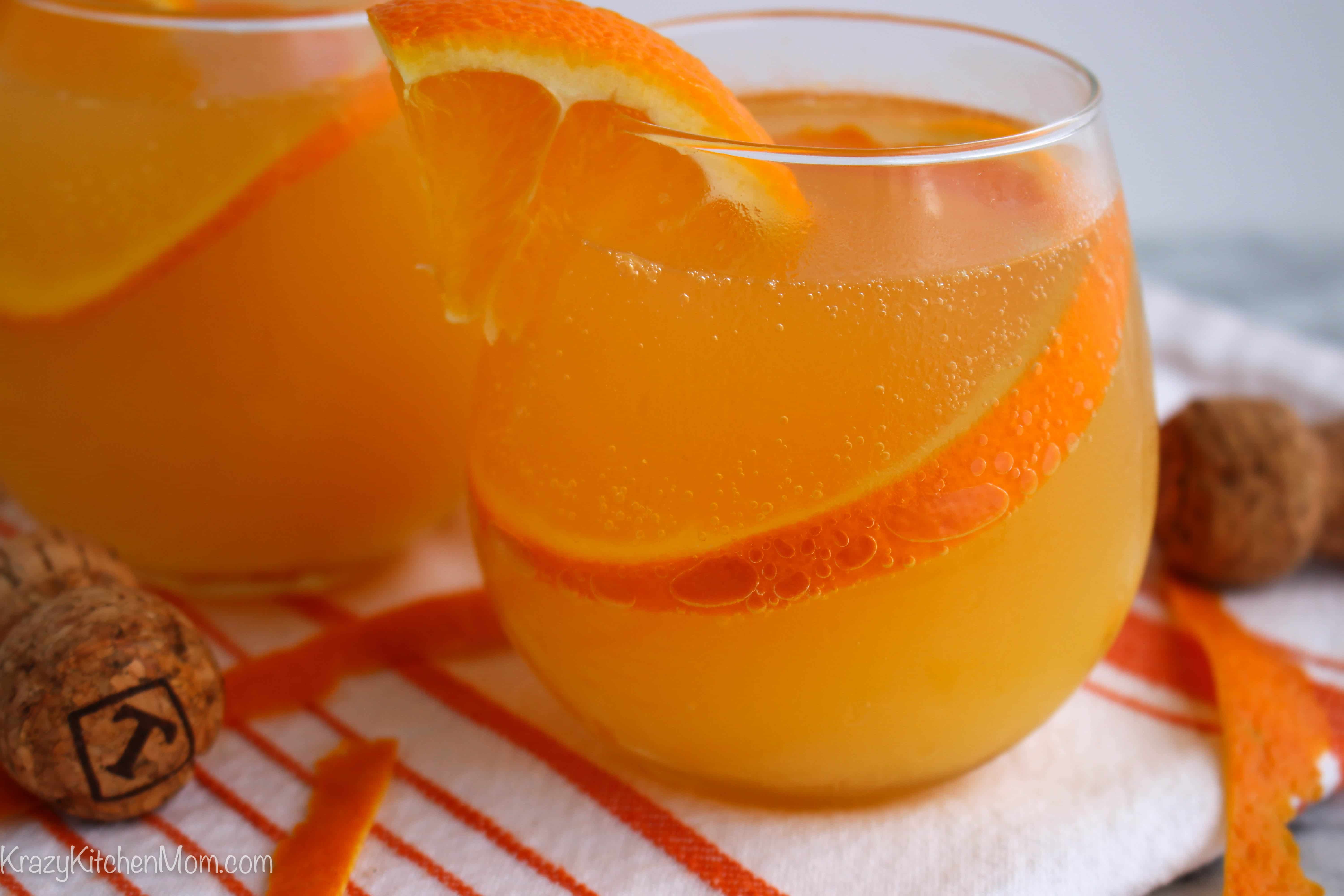 Orange Creamsicle Mimosas - Peace Love and Low Carb