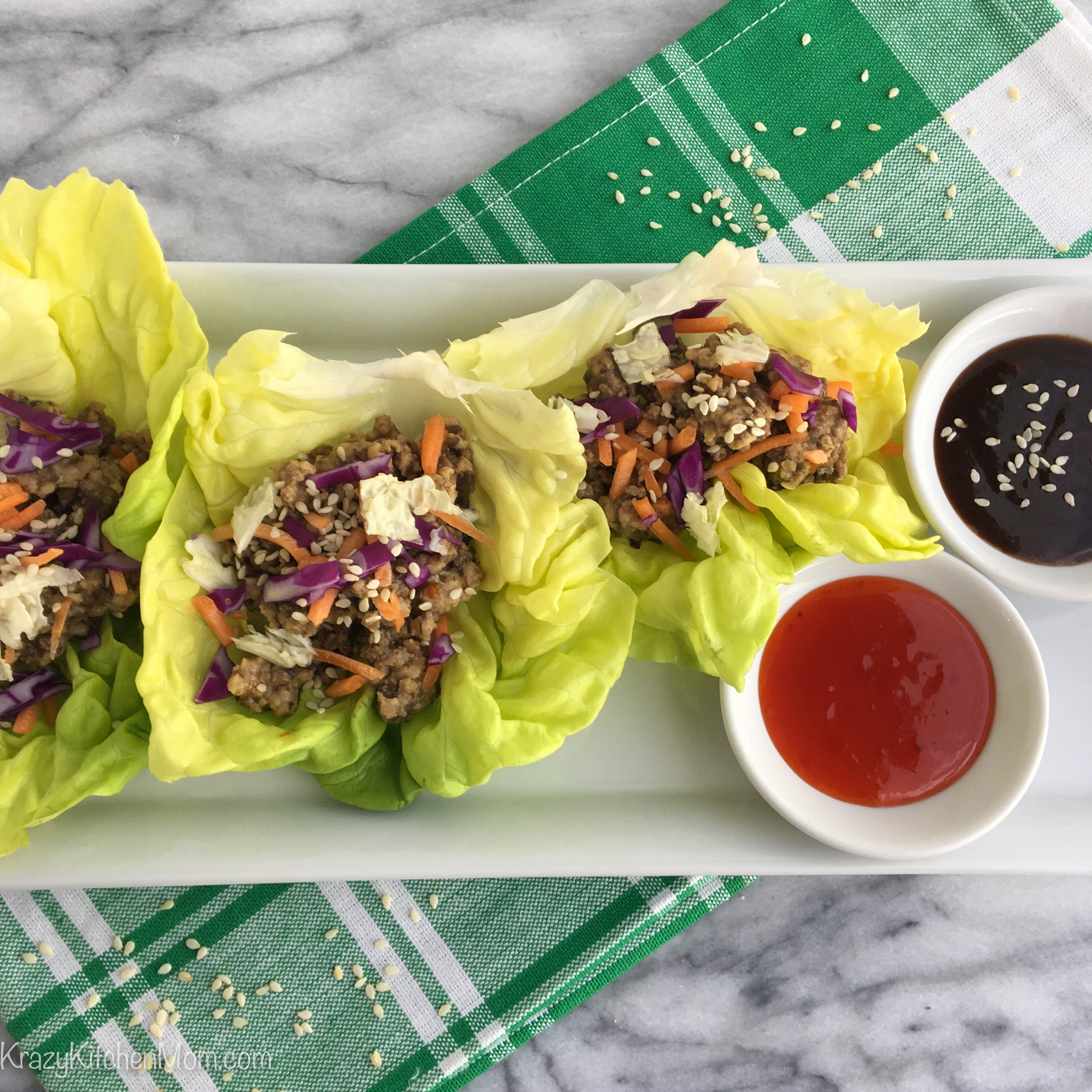 Egg Roll Lettuce Wraps