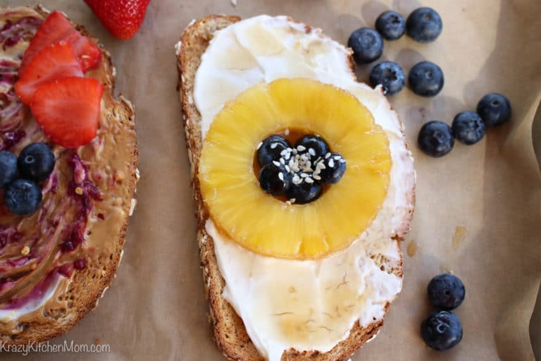 Fancy Breakfast Toast Four Ways Krazy Kitchen Mom