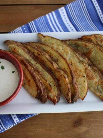 Parmesan Herb Baked Potato Wedges