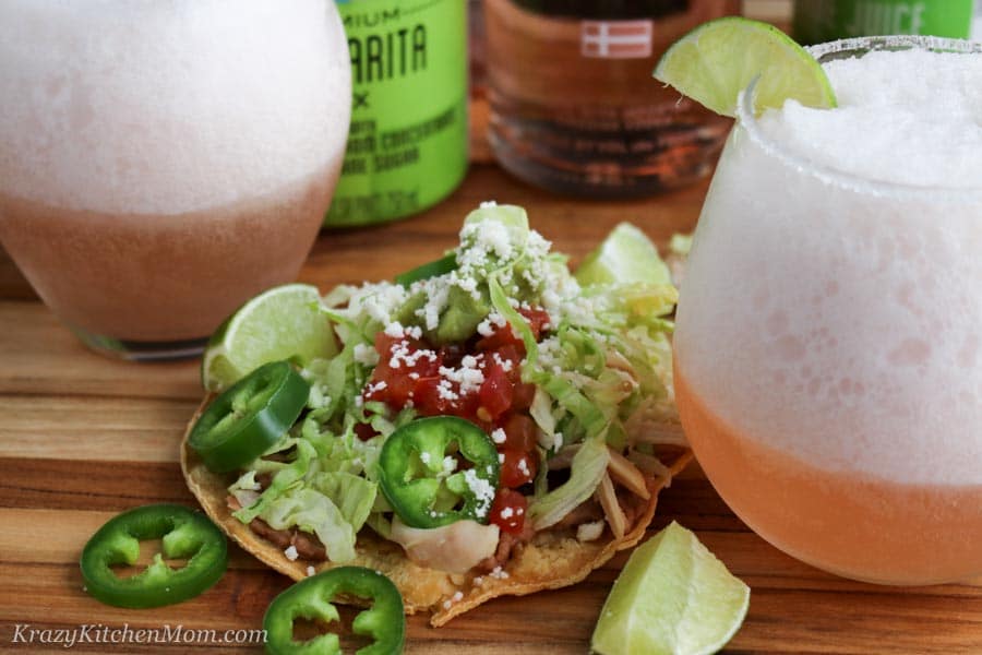 Rotisserie Chicken Bean Tostadas