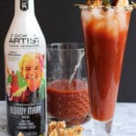 Everything Bloody Mary with Everything Grilled Cheese Bites