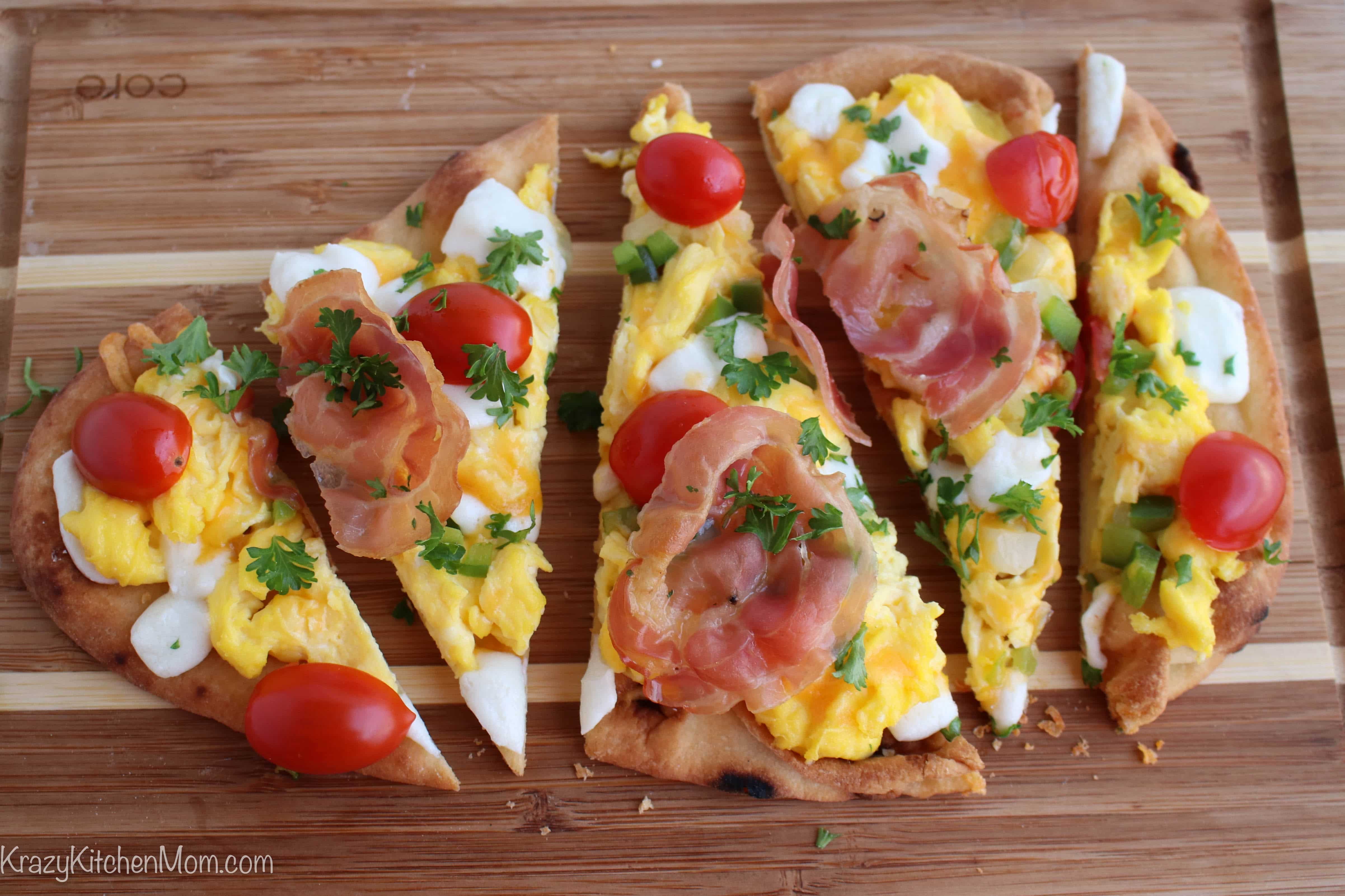 Breakfast Flatbread Pizza